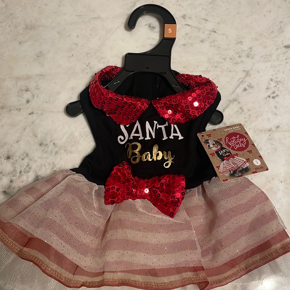 Santa Baby Dog Dress